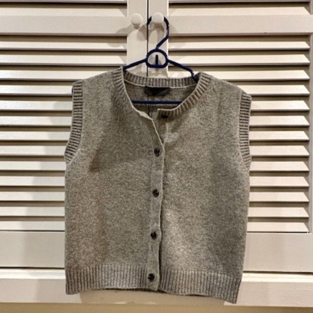 ZARA Women's Gray Soft Knit Vest Size Small New With Tags - Picture 3 of 7